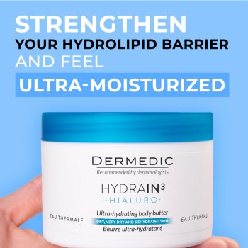 Dermedic Hydrain3 Hialuro unt de corp intens hidratant - imagine 3